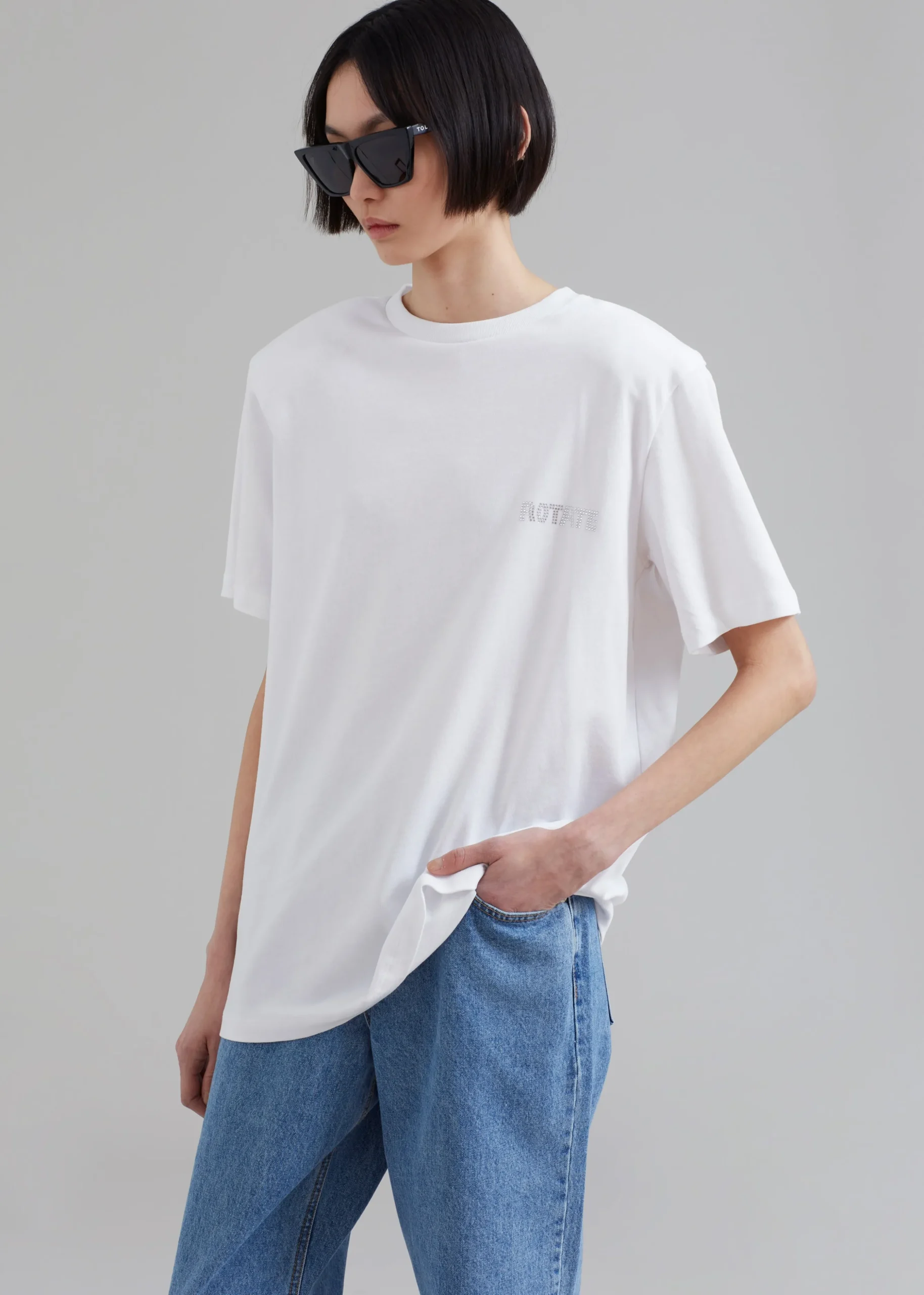 Rotate Boxy Lasercut T-Shirt