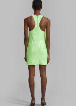 Rotate Sequins Mini High Neck Dress