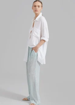 Rotate Transparent Sequin Low Waist Pants