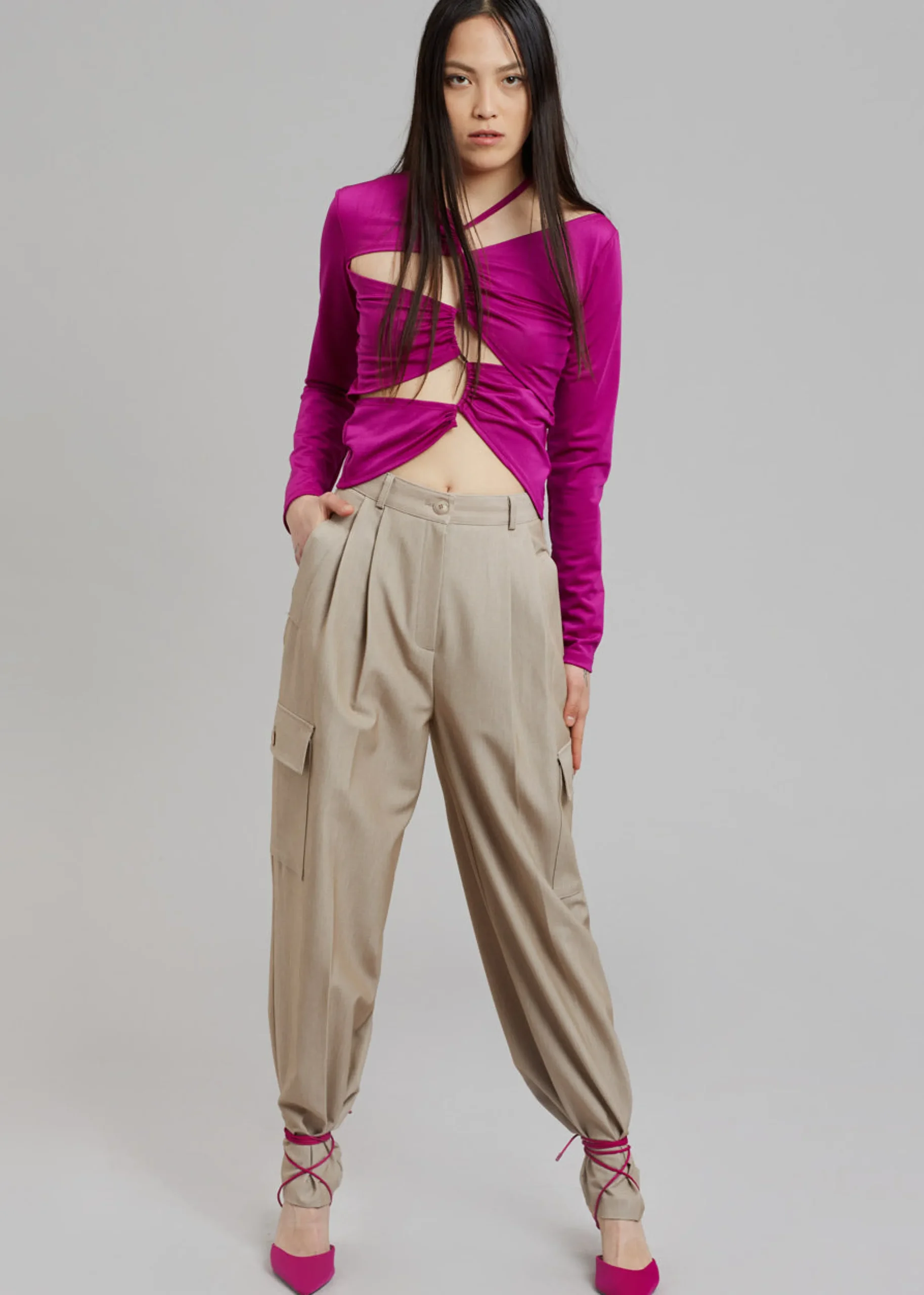 Sid Neigum Cutout Tension Blouse