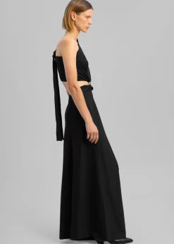 Sid Neigum Knit One-Shoulder Strap Dress W Hardware Detail