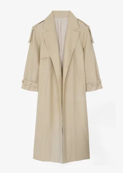 Suzanne Boiled Wool Trench Coat