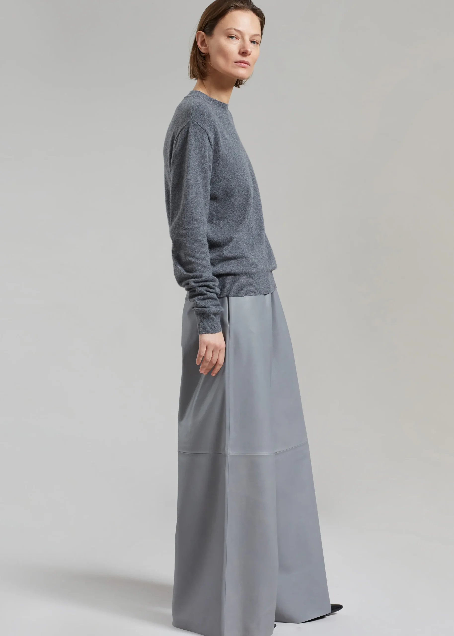 Sydney Wide Leather Pants