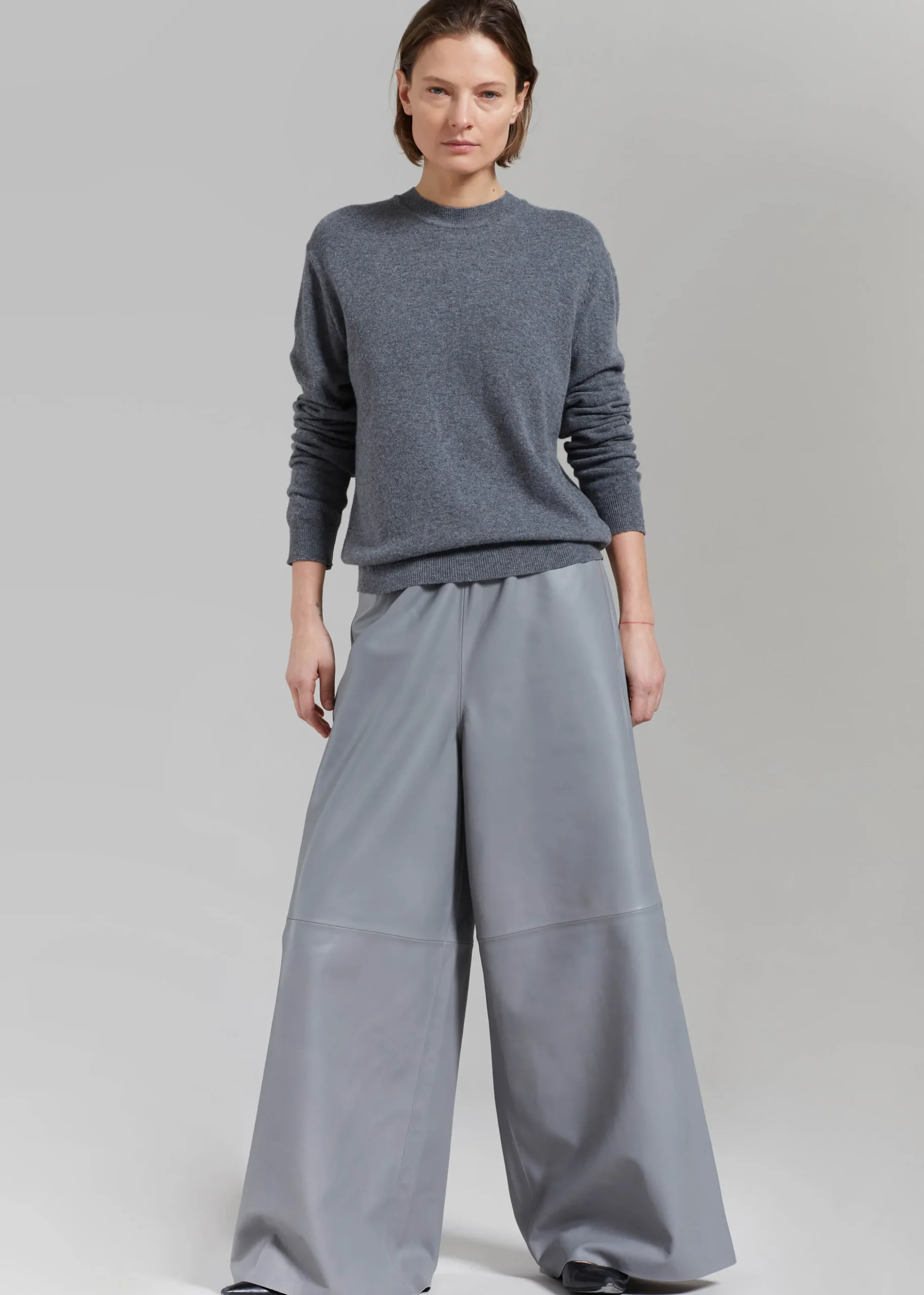 Sydney Wide Leather Pants