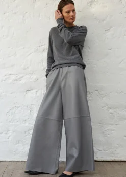 Sydney Wide Leather Pants