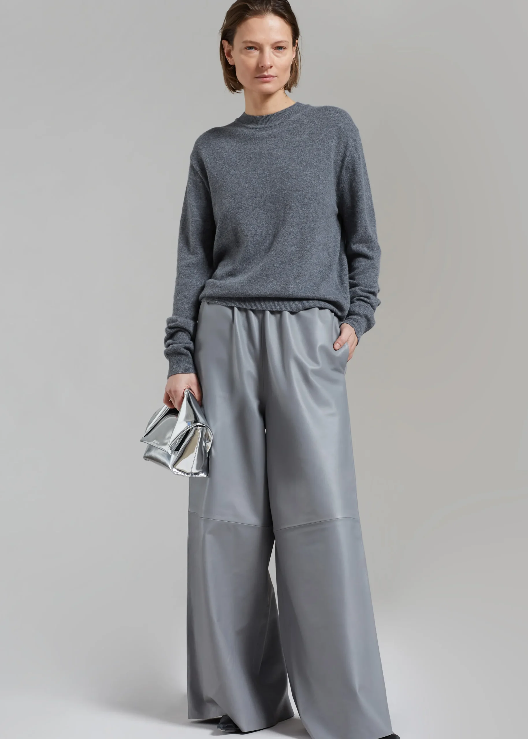 Sydney Wide Leather Pants