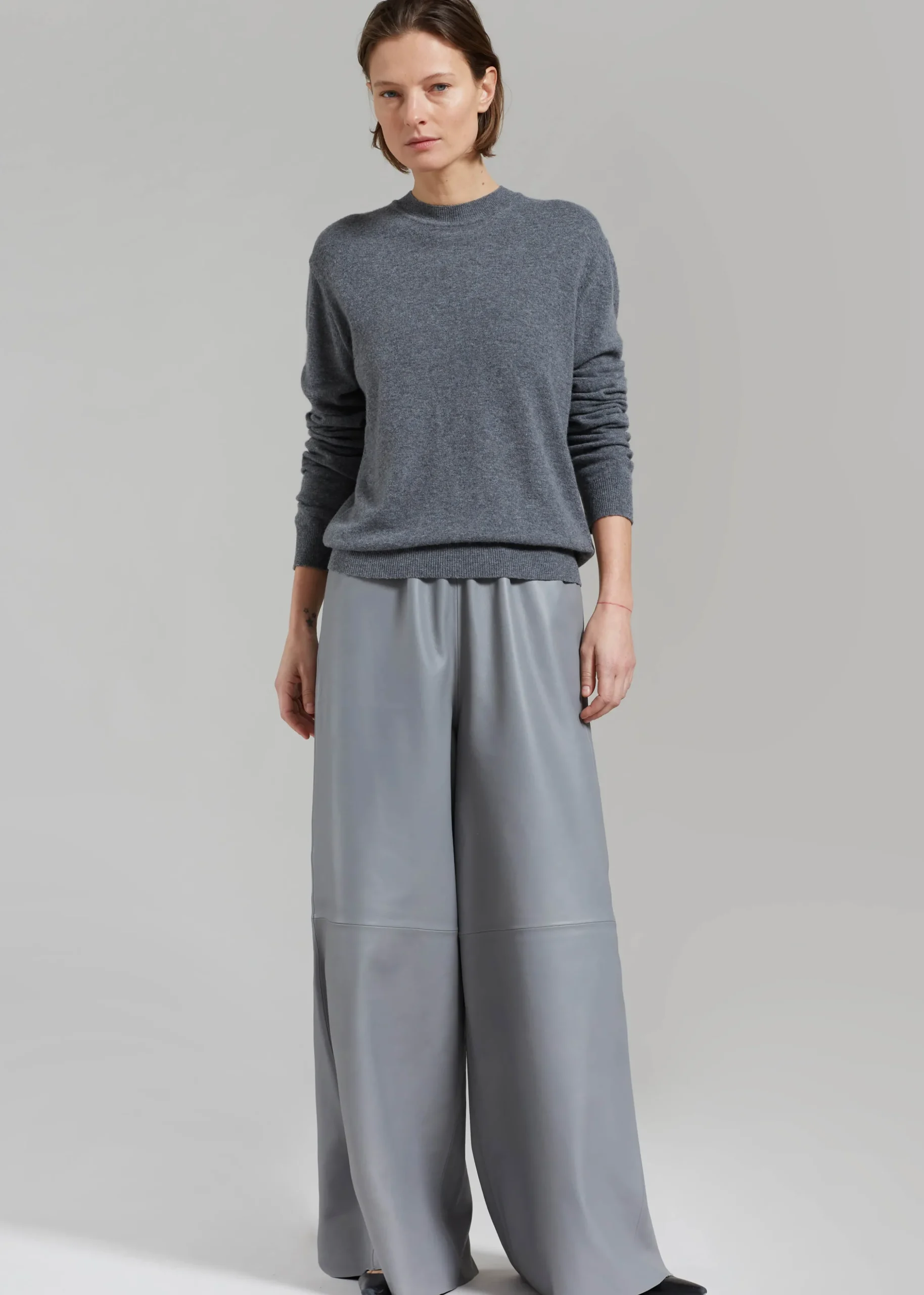 Sydney Wide Leather Pants