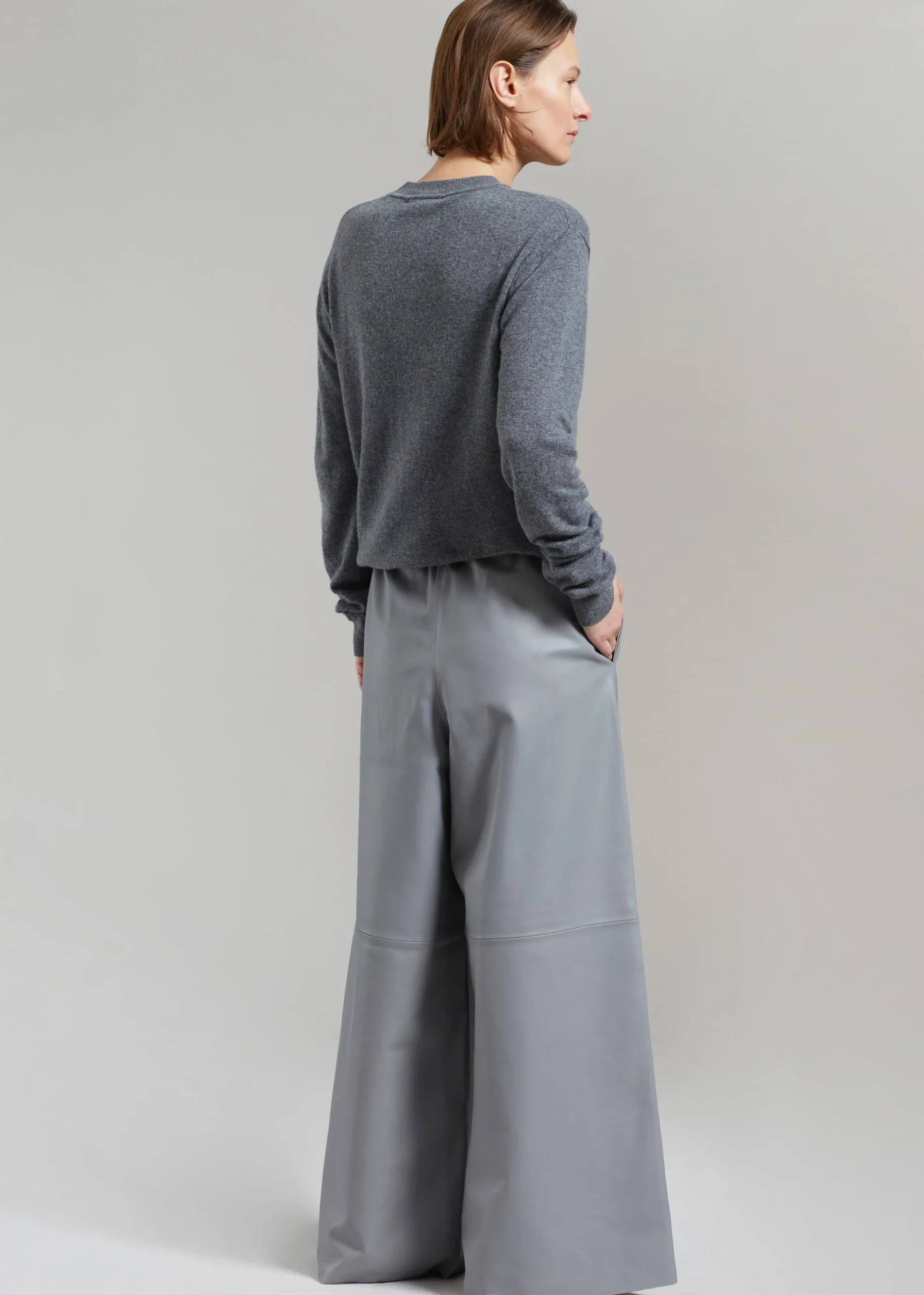 Sydney Wide Leather Pants
