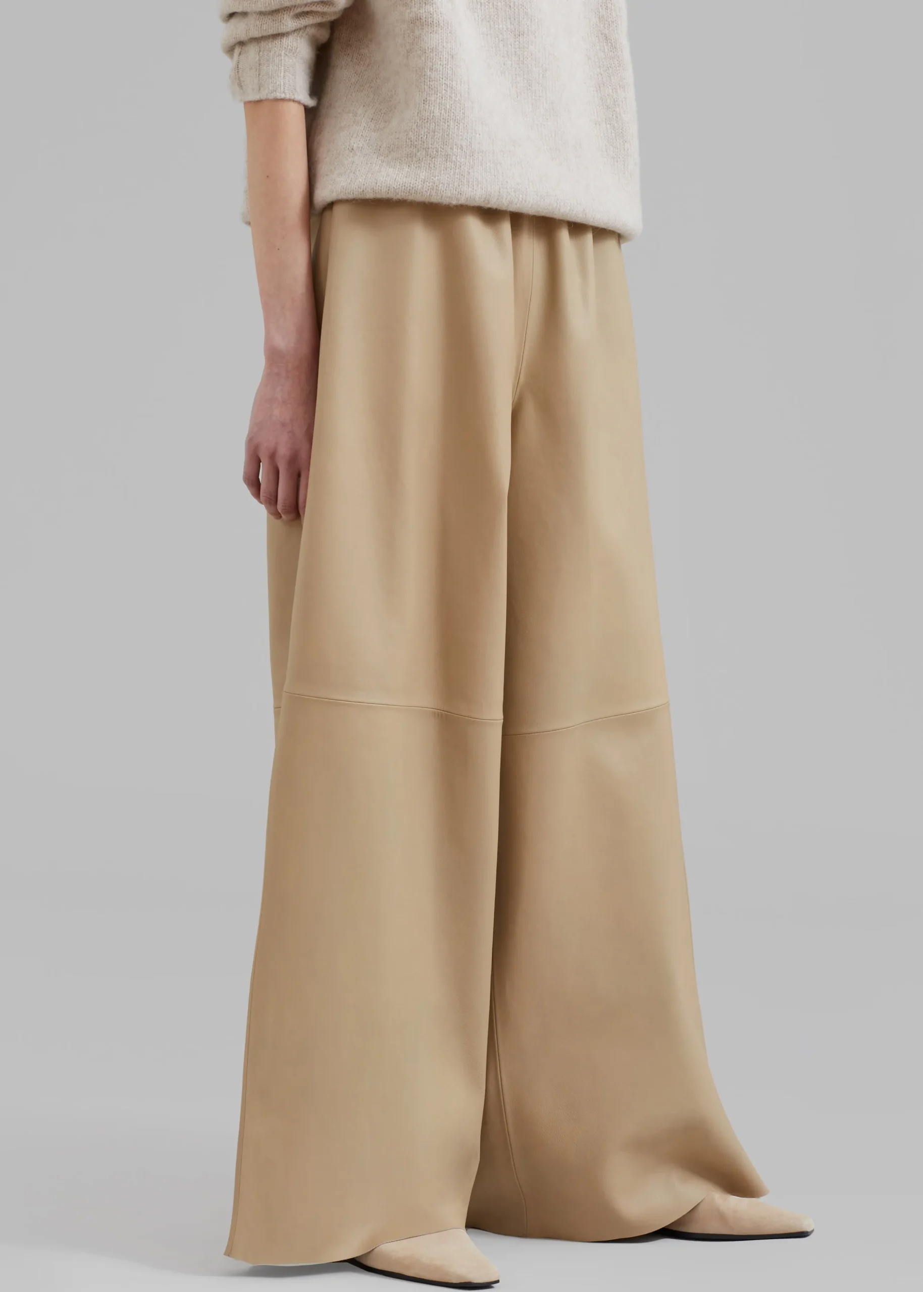 Sydney Wide Leather Pants