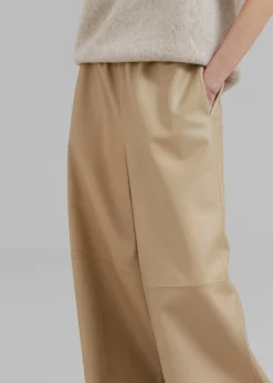 Sydney Wide Leather Pants