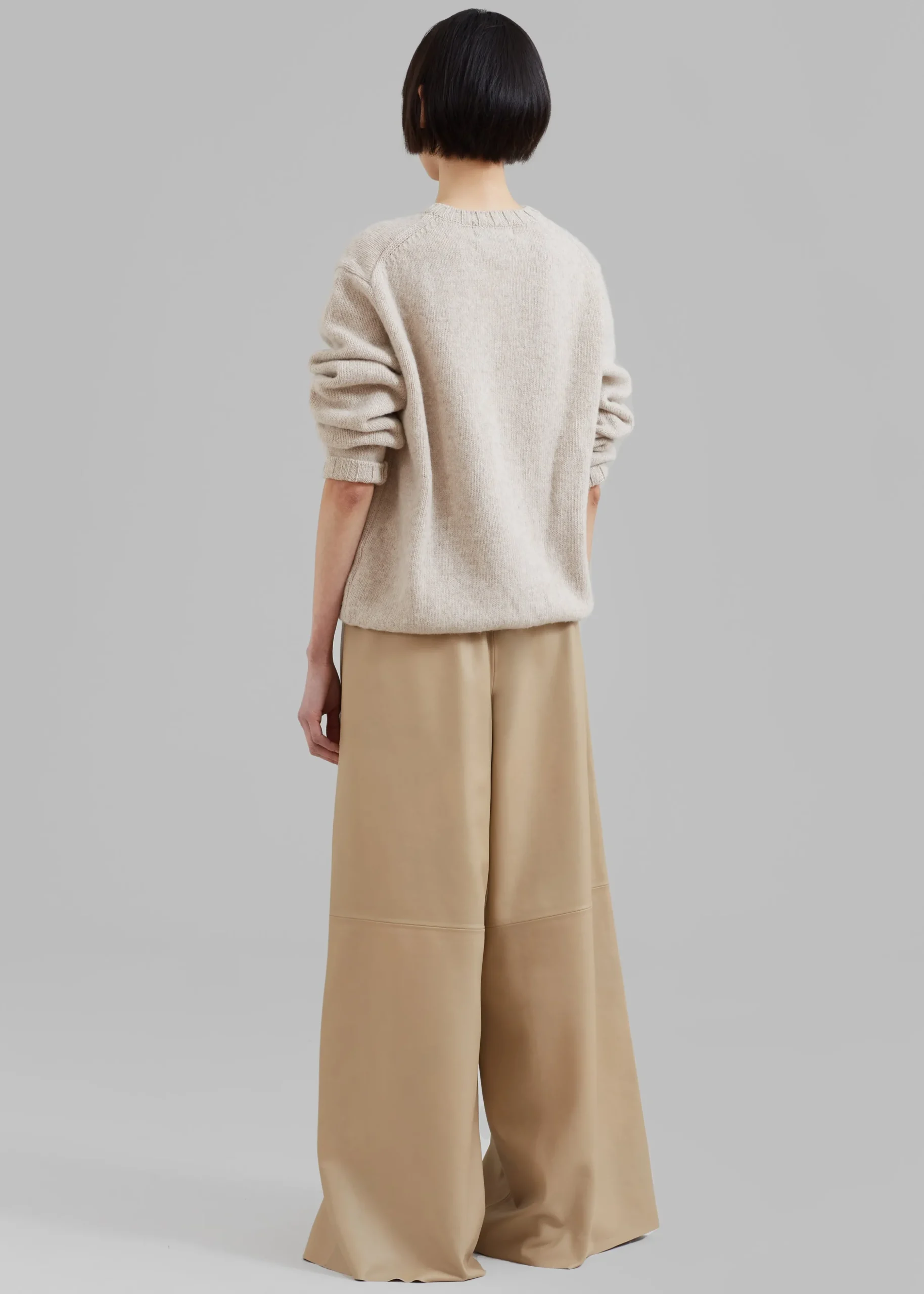 Sydney Wide Leather Pants