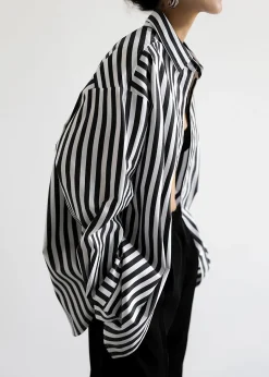 Sylvia Striped Oxford Shirt
