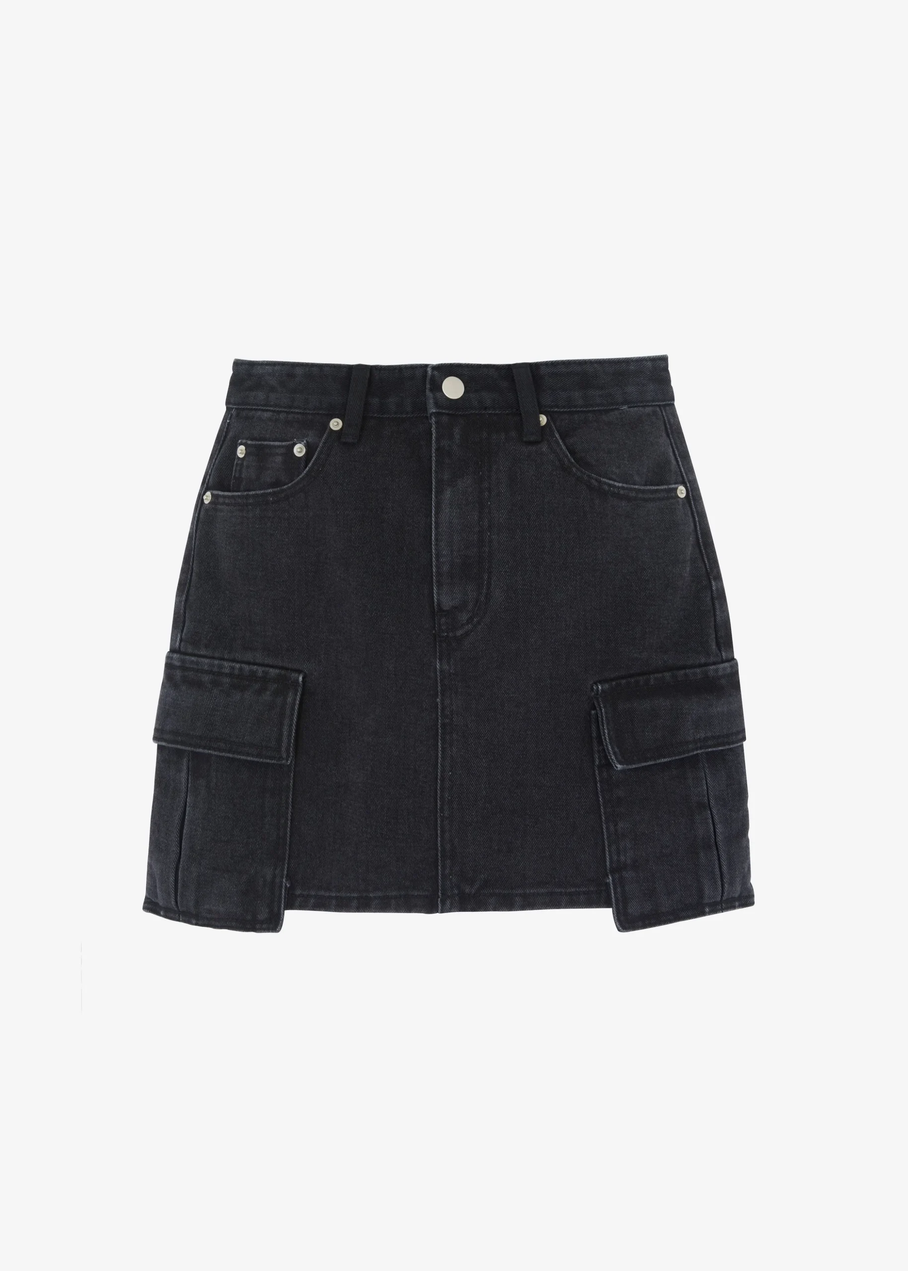Taylor Denim Cargo Skirt