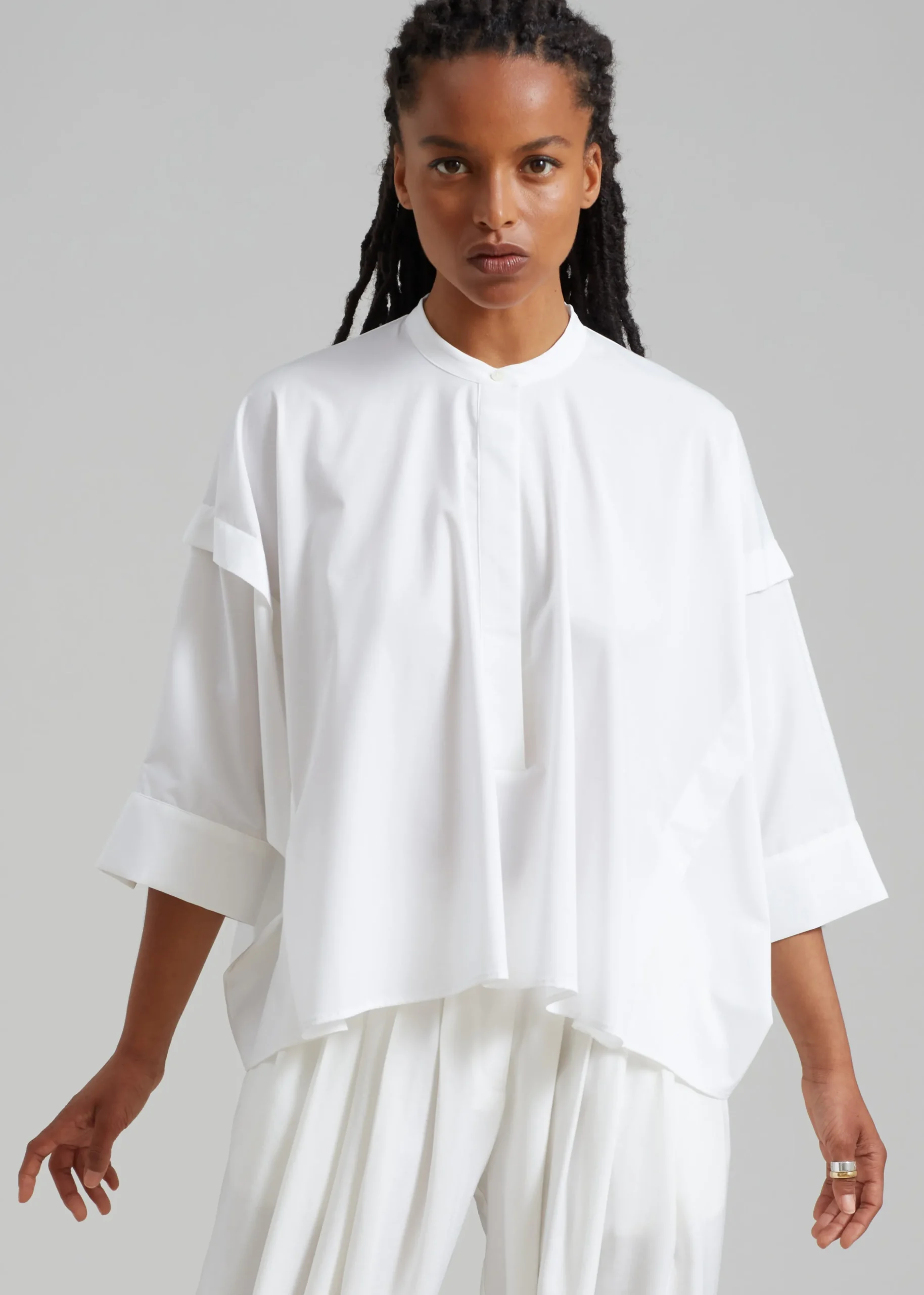 Tegan Cape Blouse
