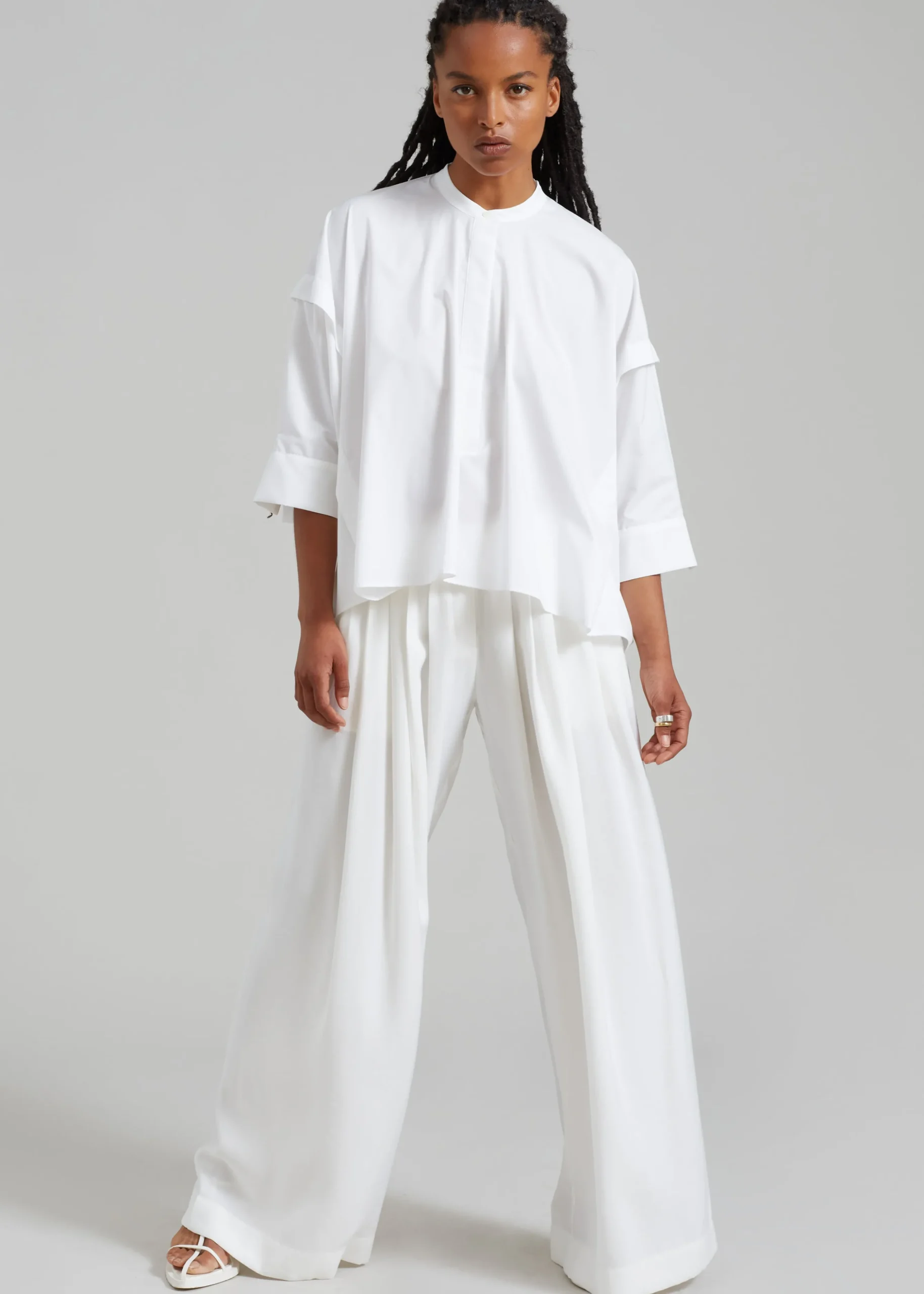 Tegan Cape Blouse