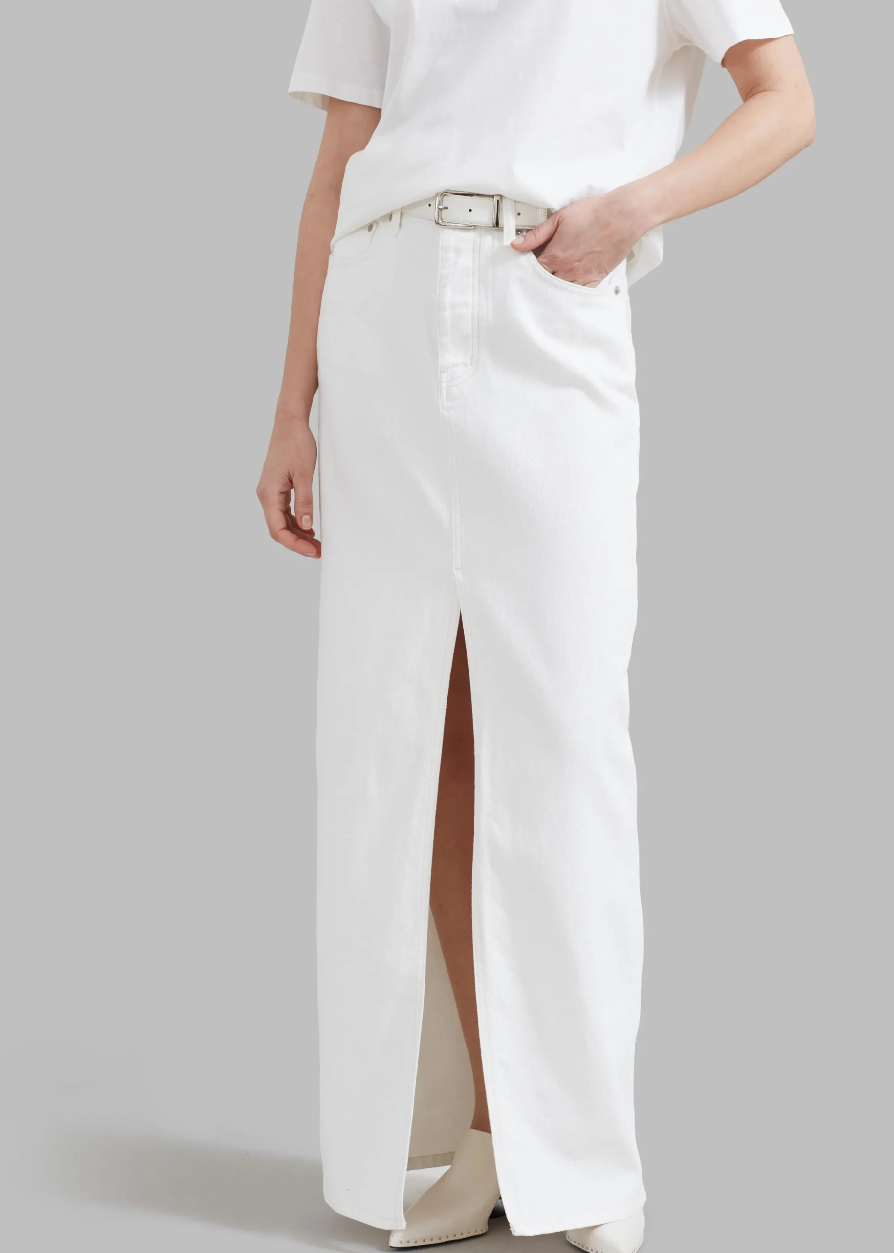 Texas Denim Pencil Skirt
