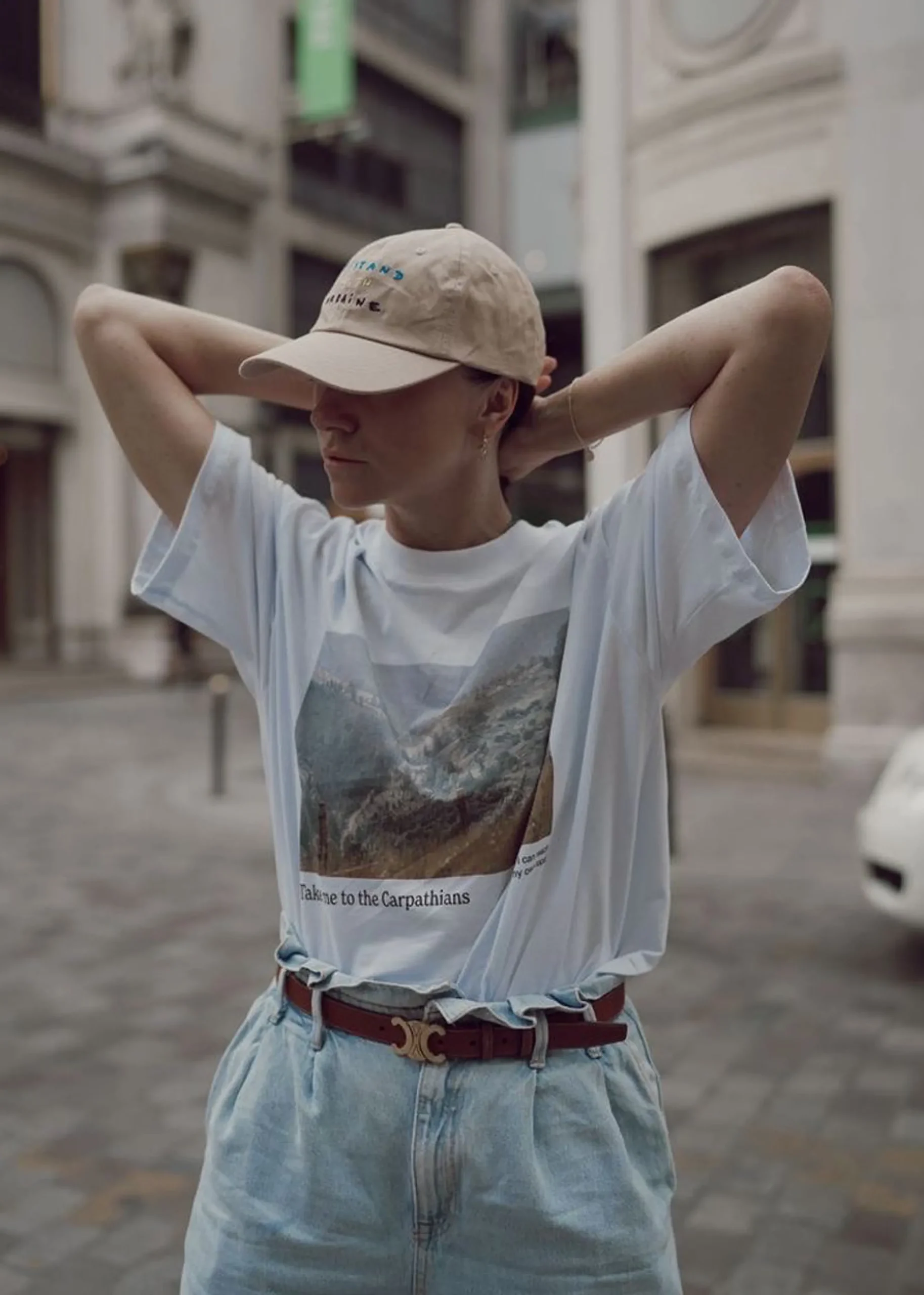 The Frankie Shop X Thomas Lelu Stand Baseball Cap