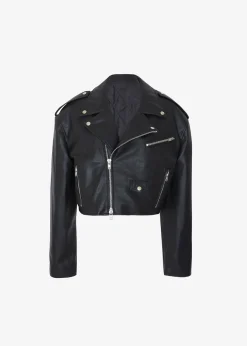 Tidus Cropped Biker Jacket