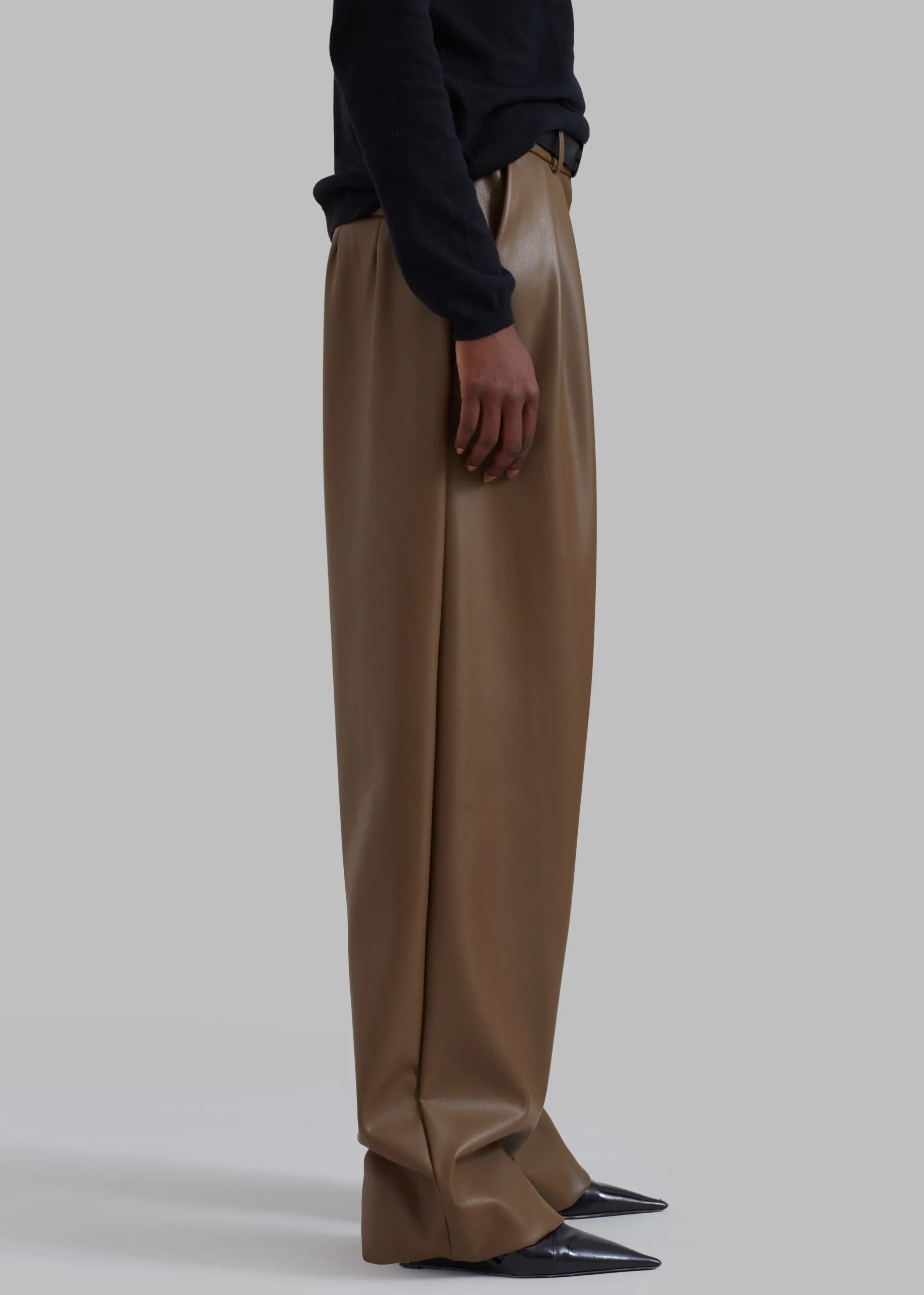 Tranton Faux Leather Pants