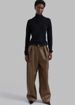 Tranton Faux Leather Pants