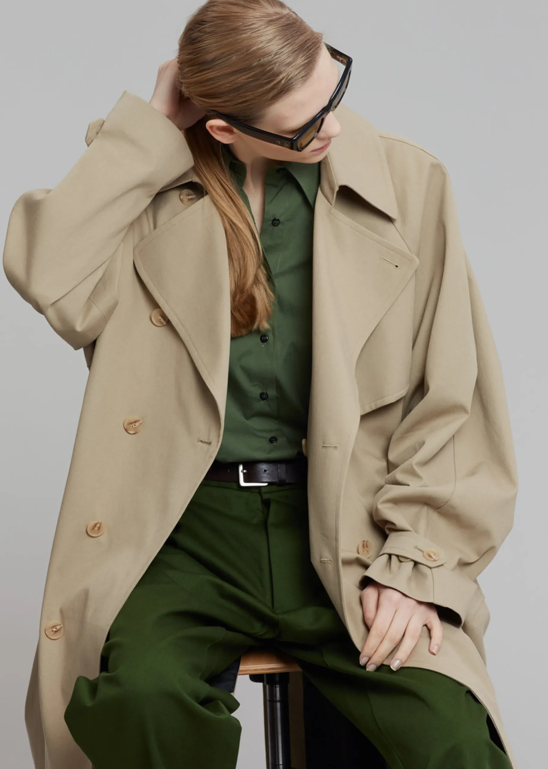 Umi Belted Trench Coat