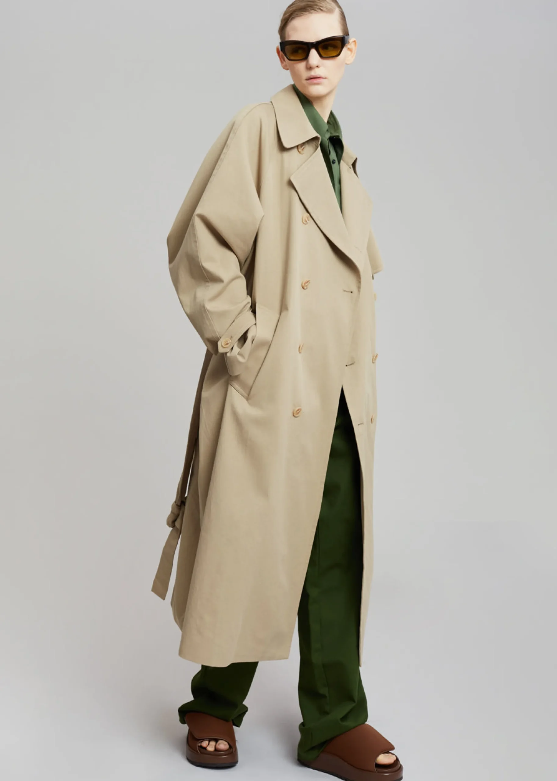 Umi Belted Trench Coat