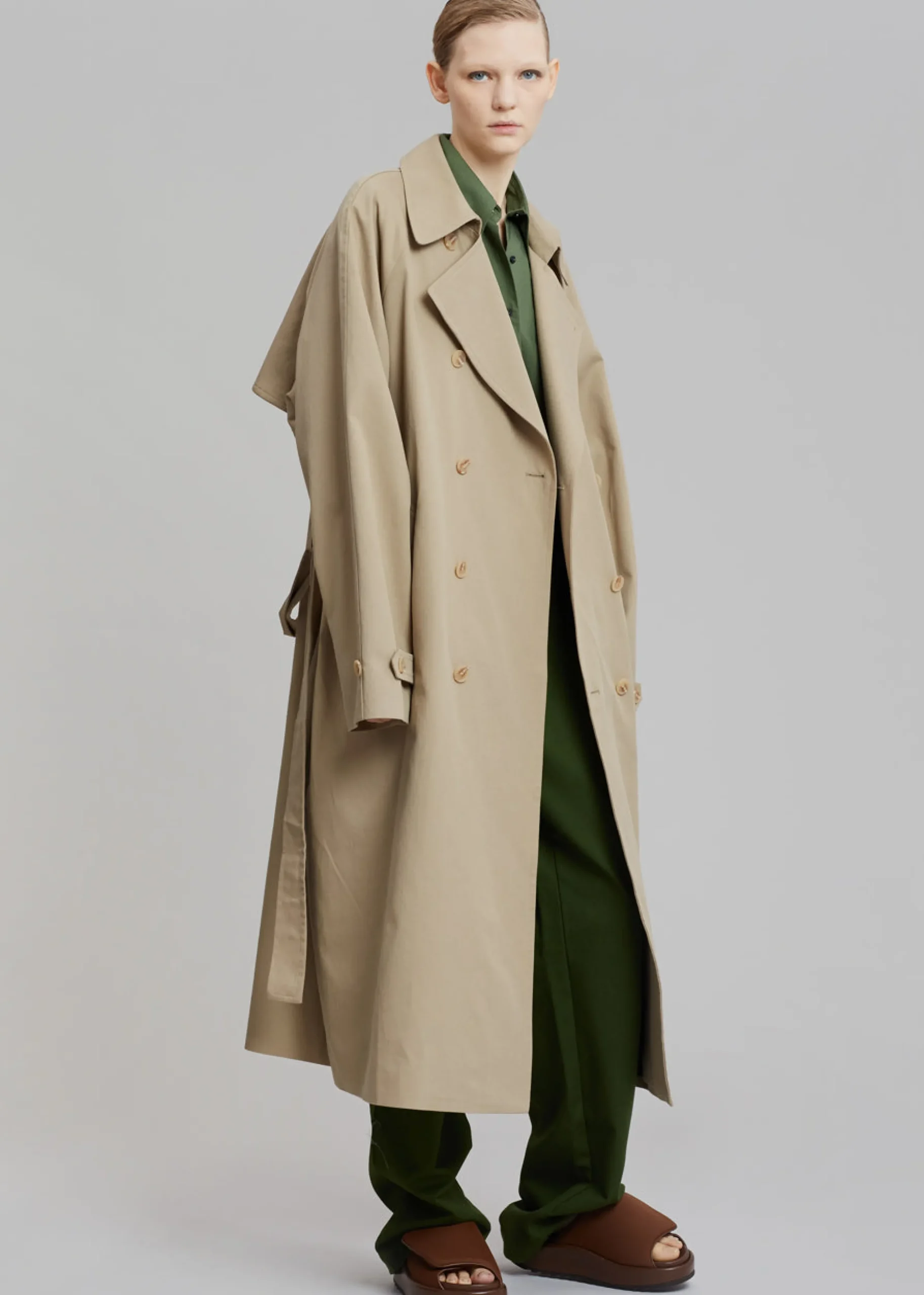 Umi Belted Trench Coat