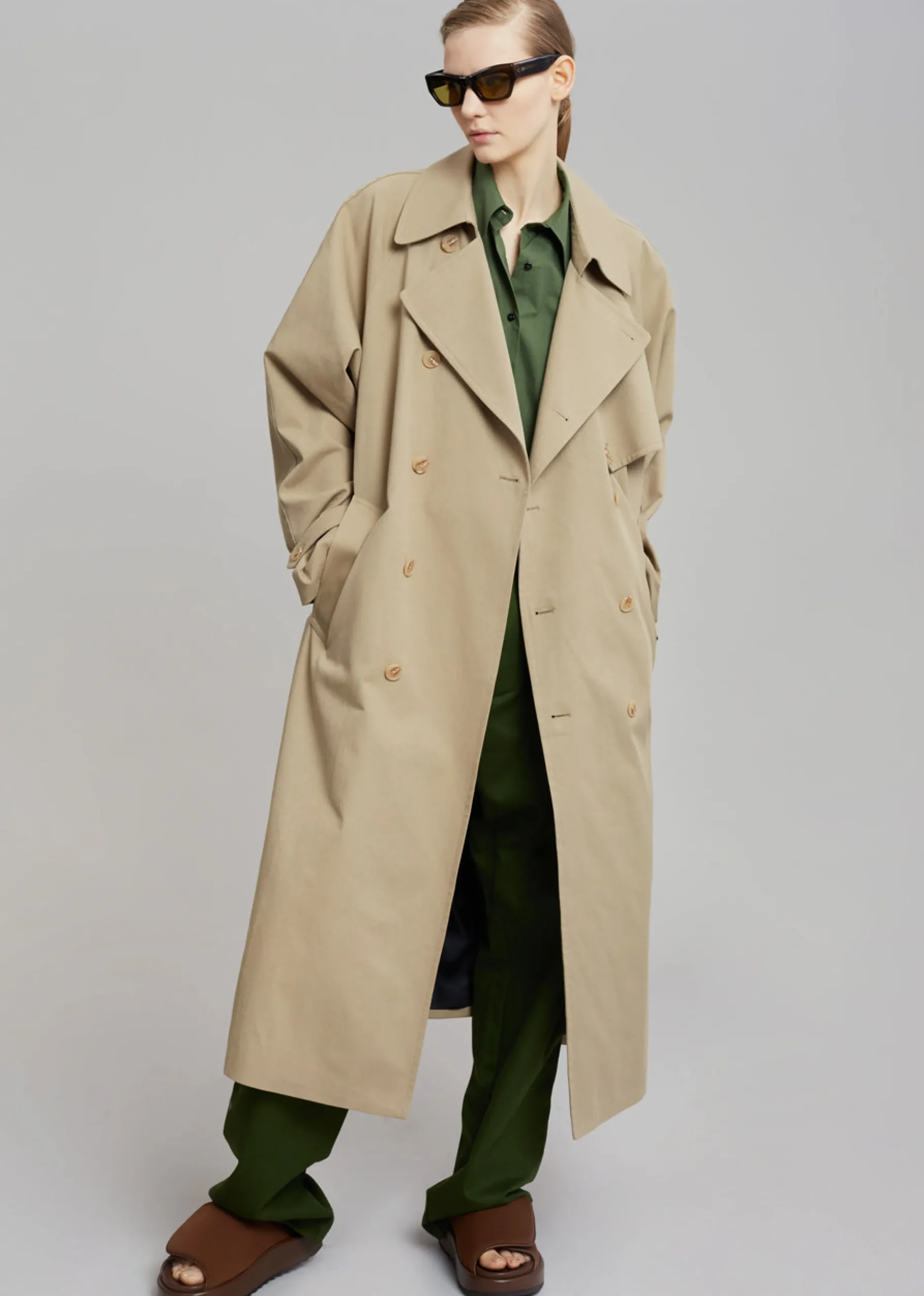 Umi Belted Trench Coat