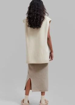 Vira Sleeveless Knit Turtleneck