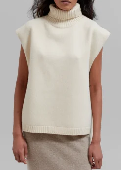 Vira Sleeveless Knit Turtleneck