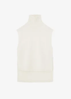 Vira Sleeveless Knit Turtleneck