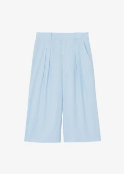 Vivian Fluid Pleated Bermuda Shorts