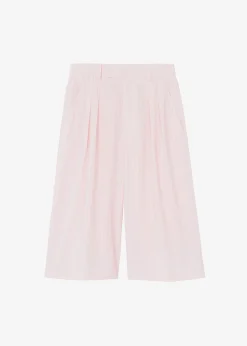 Vivian Fluid Pleated Bermuda Shorts