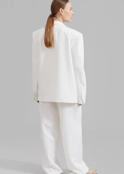 Zia Covered Buttons Blazer