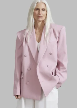 Zia Covered Buttons Blazer