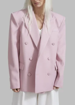 Zia Covered Buttons Blazer